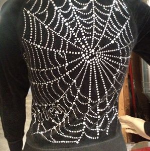 😍🕸JUICY Couture Spiderweb Bling Hoodie!